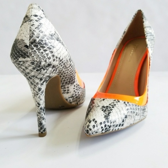 BCBGeneration Shoes - BCGGeneration Snakeskin & Neon Pumps Heels